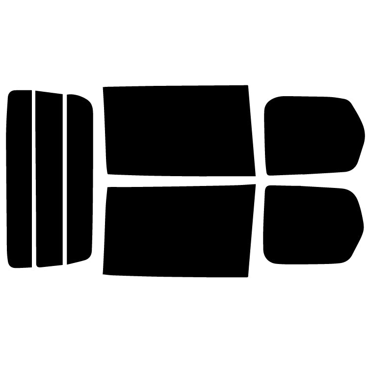 プラススモーク(原着ハードコートタイプ)  ニッサン セレナワゴン 5ドア (C26/FNC26/HFC26/NC26/FC26/HC26) カット済みカーフィルム リアセット スモークフィルム 車検対応