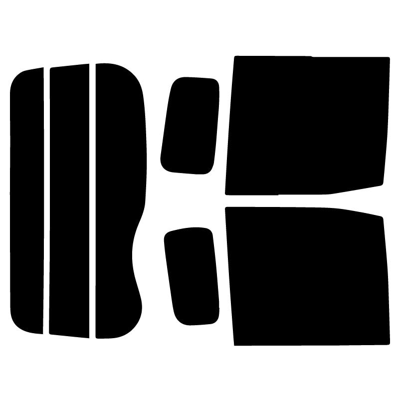 プラススモーク(原着ハードコートタイプ)  ニッサン デイズルークス (B21A) カット済みカーフィルム リアセット スモークフィルム 車検対応