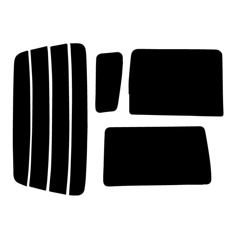 【ノーマルスモーク (ハードコートフィルム) 】マツダ  AZワゴン 1+2ドア (CY21・51/CZ21・51) カット済みカーフィルム リアセット スモークフィルム