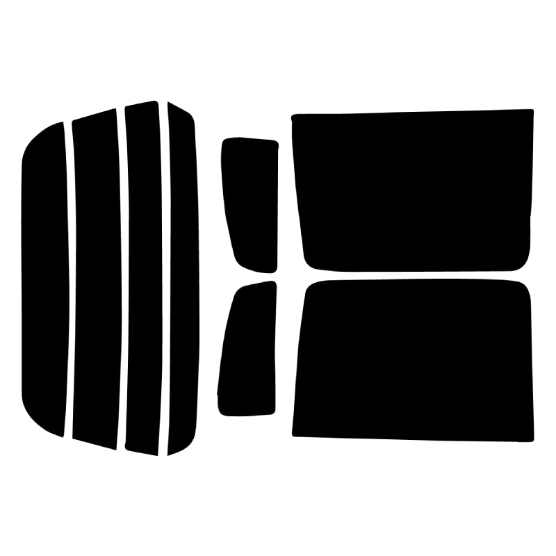 【ノーマルスモーク (ハードコートフィルム) 】マツダ  AZワゴン 5ドア (MD11・12・21・22) カット済みカーフィルム リアセット スモークフィルム