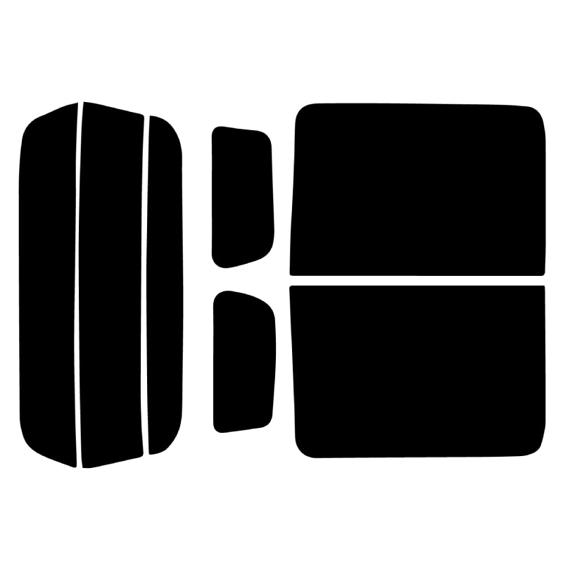 【ノーマルスモーク (ハードコートフィルム) 】マツダ  AZワゴン 5ドア (MJ21・22) カット済みカーフィルム リアセット スモークフィルム