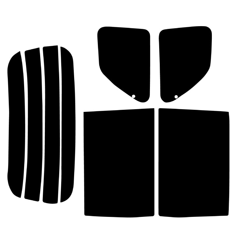 【ノーマルスモーク (ハードコートフィルム) 】マツダ  MPV (LWEW/LW5W/LWFW/LW3W) カット済みカーフィルム リアセット スモークフィルム