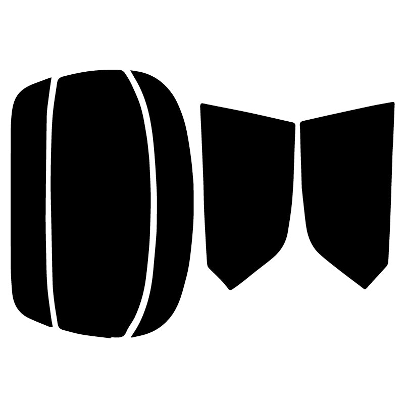 【ノーマルスモーク (ハードコートフィルム) 】マツダ  MS-8 (MBEP/MB5P/MB5A) カット済みカーフィルム リアセット スモークフィルム