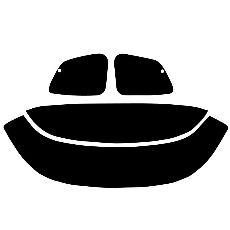 【ノーマルスモーク (ハードコートフィルム) 】マツダ  RX-8 (SE3P) カット済みカーフィルム リアセット スモークフィルム