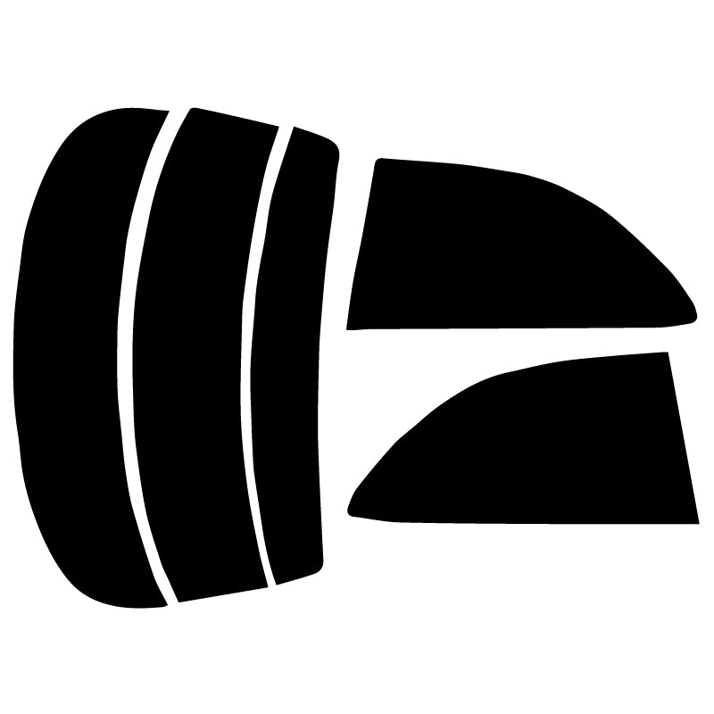 【ノーマルスモーク (ハードコートフィルム) 】 マツダ  センティア(HD5S/HDEP/HD5P/HDES)カット済みカーフィルム リアセット スモークフィルム