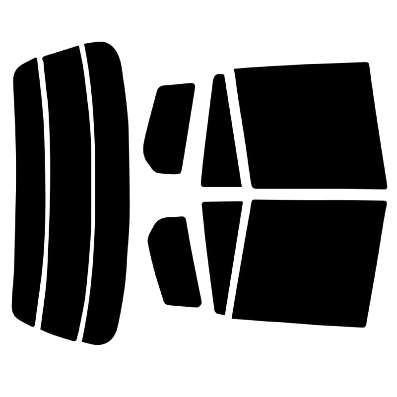 【ノーマルスモーク (ハードコートフィルム) 】 マツダ  デミオ(DY5W/DY5R/DY3W/DY3R)カット済みカーフィルム リアセット スモークフィルム