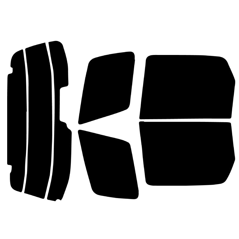 【ノーマルスモーク (ハードコートフィルム) 】 マツダ  トリビュート(EPFW/EPEW/EP3W)カット済みカーフィルム リアセット スモークフィルム