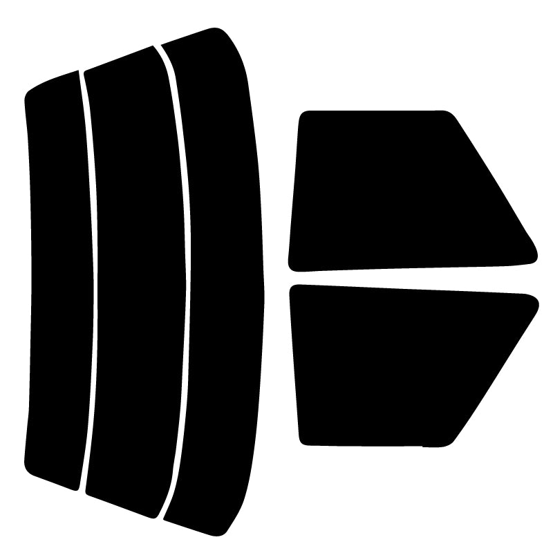 【ノーマルスモーク (ハードコートフィルム) 】 マツダ  ファミリア  3ドア(BG8Z/BG8S/BG3S/BG6Z/BG6S/BG5S)カット済みカーフィルム リアセット スモークフィルム