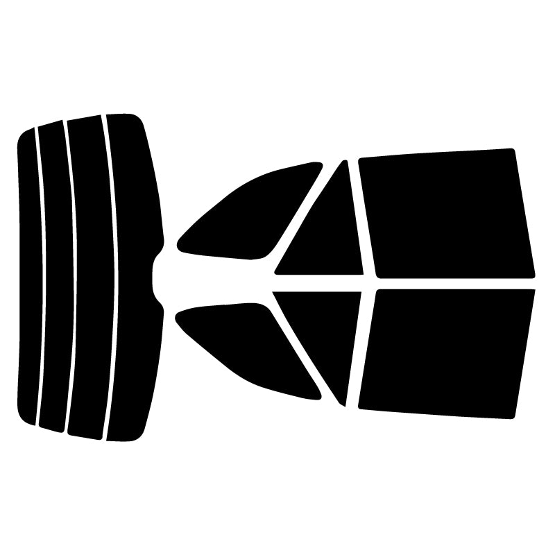 【ノーマルスモーク (ハードコートフィルム) 】 マツダ  ファミリアSワゴン(ショート)(BJFW/BJ8W/BJ5W)カット済みカーフィルム リアセット スモークフィルム