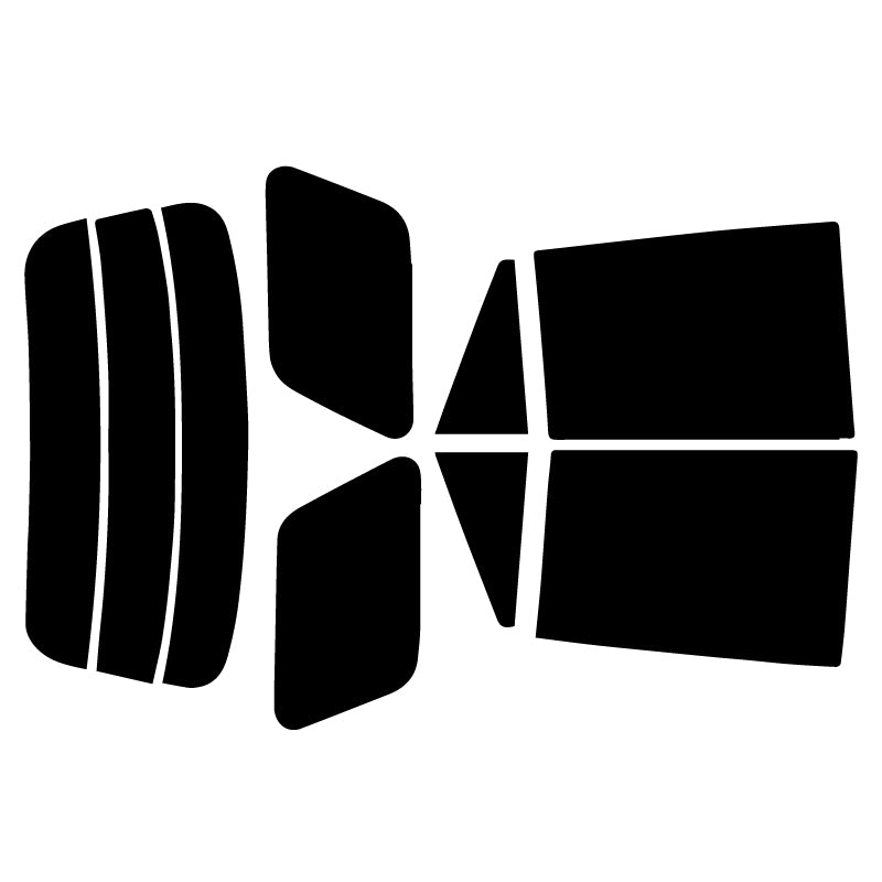 【ノーマルスモーク (ハードコートフィルム) 】 マツダ  ファミリアバン(BVY/BVJY/BVAY12)カット済みカーフィルム リアセット スモークフィルム