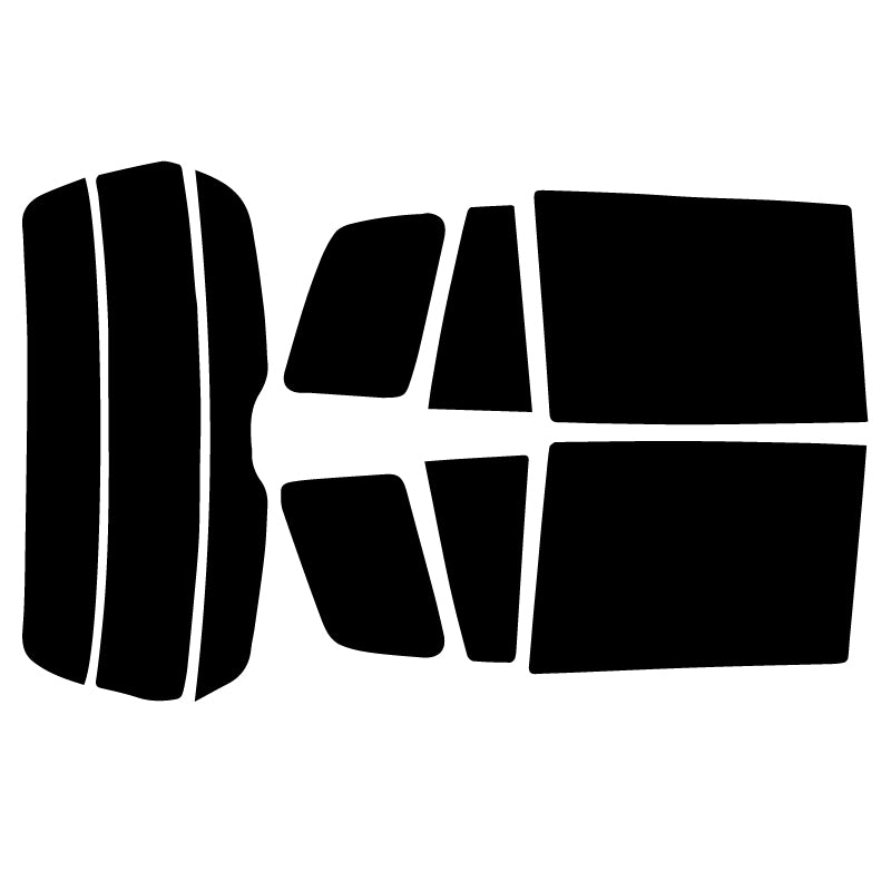 【ノーマルスモーク (ハードコートフィルム) 】 マツダ  プレマシー(CP8W/CPEW)カット済みカーフィルム リアセット スモークフィルム