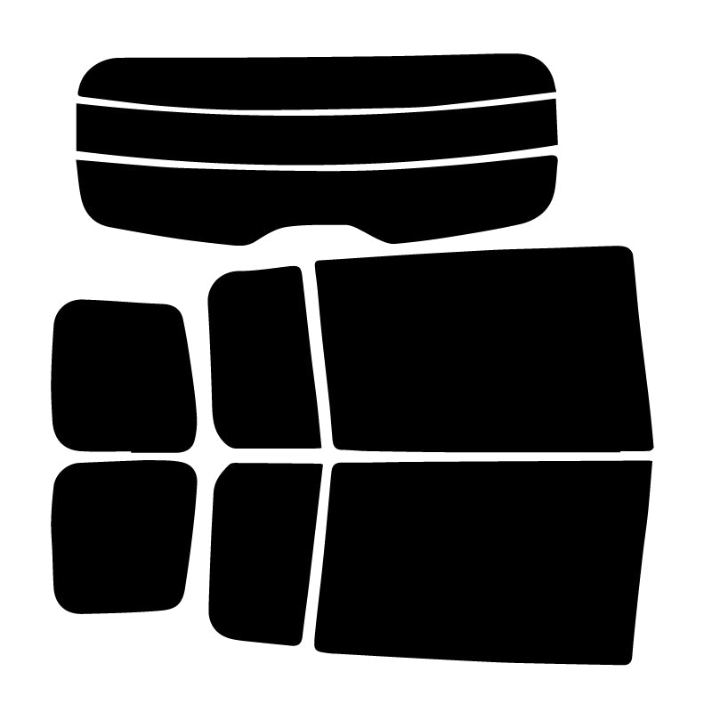 【ノーマルスモーク (ハードコートフィルム) 】 マツダ  プレマシー(CREW/CR3W)カット済みカーフィルム リアセット スモークフィルム