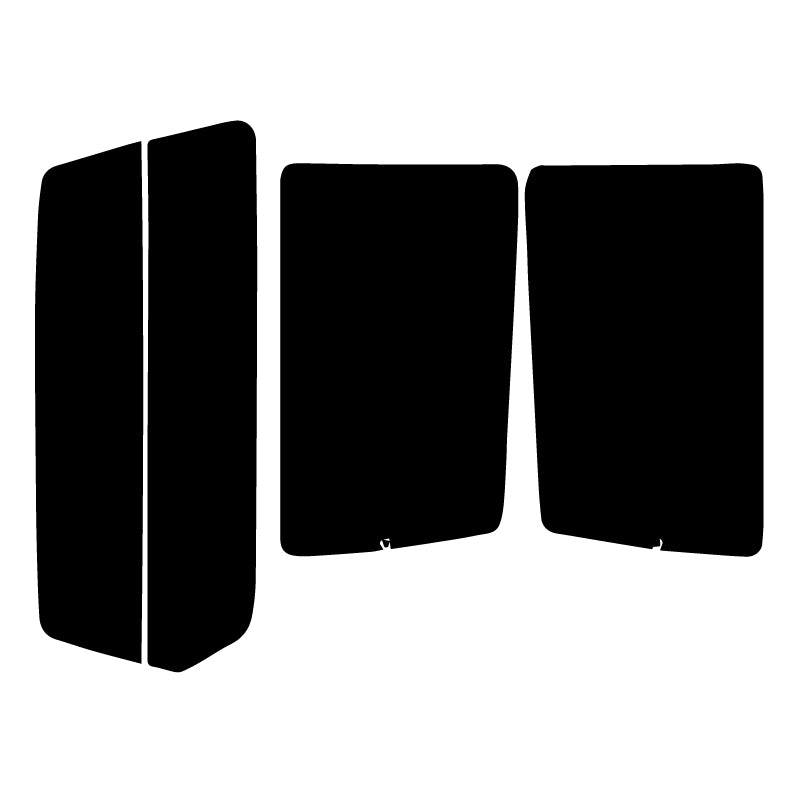 【ノーマルスモーク (ハードコートフィルム) 】 マツダ  プロシードレバンテ  3ドア(TF31W/TF51W/TF11W)カット済みカーフィルム リアセット スモークフィルム