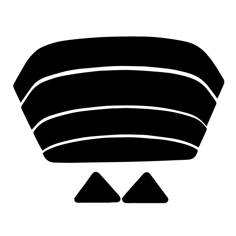 【ノーマルスモーク (ハードコートフィルム) 】 マツダ  ユーノスコスモ(JCESE・JC3SE)カット済みカーフィルム リアセット スモークフィルム