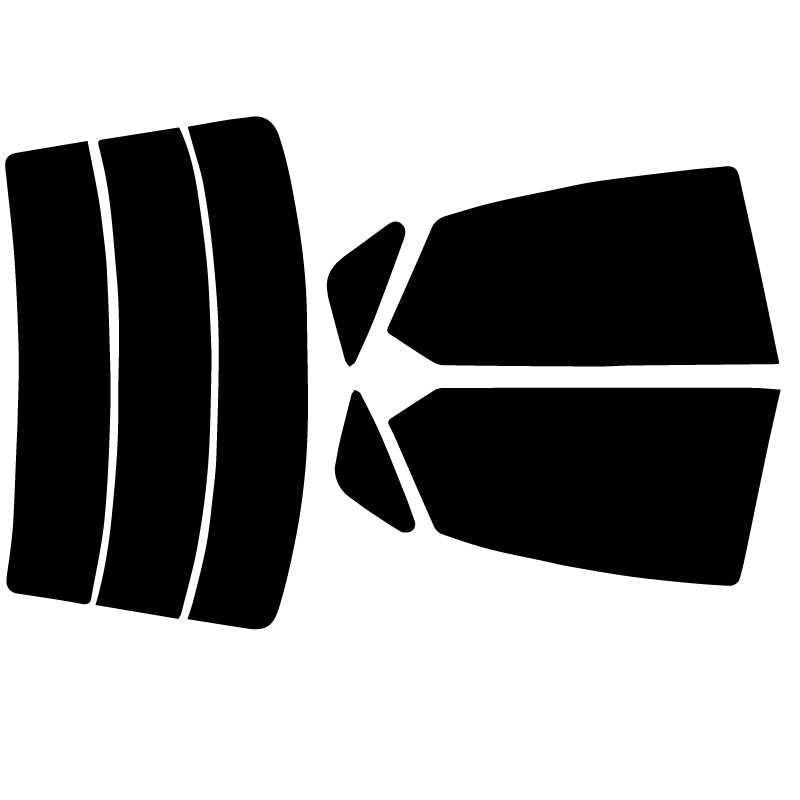 【ノーマルスモーク (ハードコートフィルム) 】 マツダ  ランティス 5ドア(CBAEP/CBA8P)カット済みカーフィルム リアセット スモークフィルム