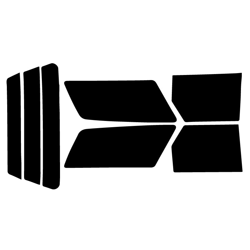 【ノーマルスモーク (ハードコートフィルム) 】 マツダ   カペラワゴン スポイラー無し用(GVFW/GVER/GV8W/GVFR/GVEW)カット済みカーフィルム リアセット スモークフィルム