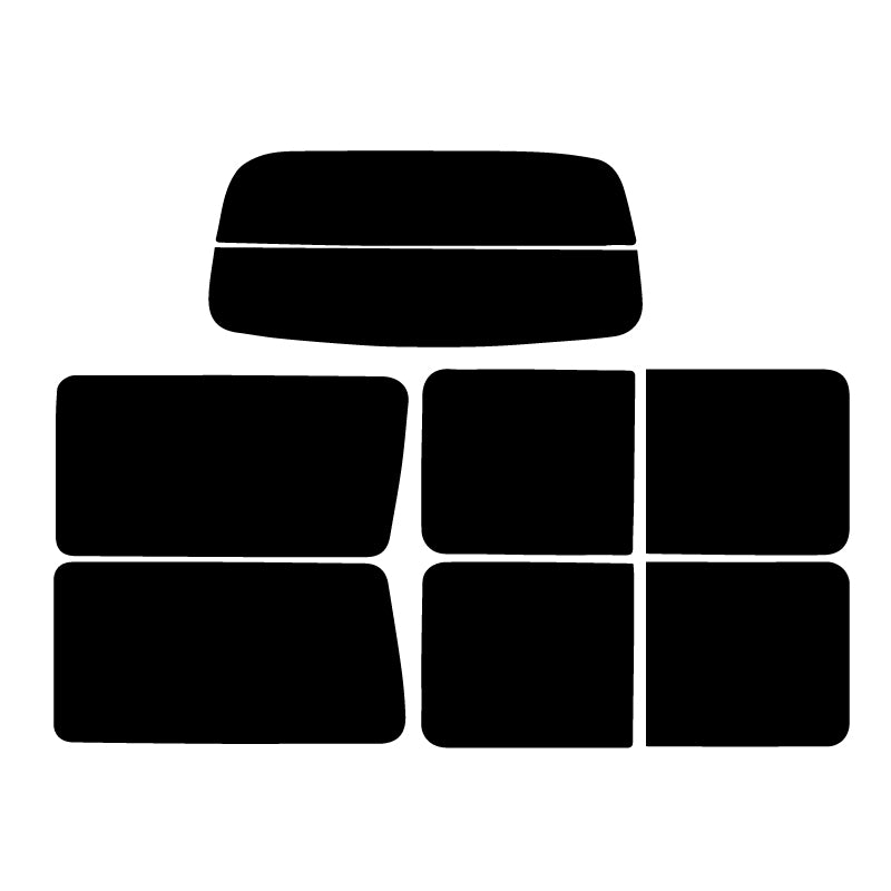 【ノーマルスモーク (ハードコートフィルム) 】 マツダ ボンゴ(SK22V / SK22M / SK82V / SK82M / SKF2V / SKF2M / SKP2M / SKP2V)カット済みカーフィルム リアセット スモークフィルム