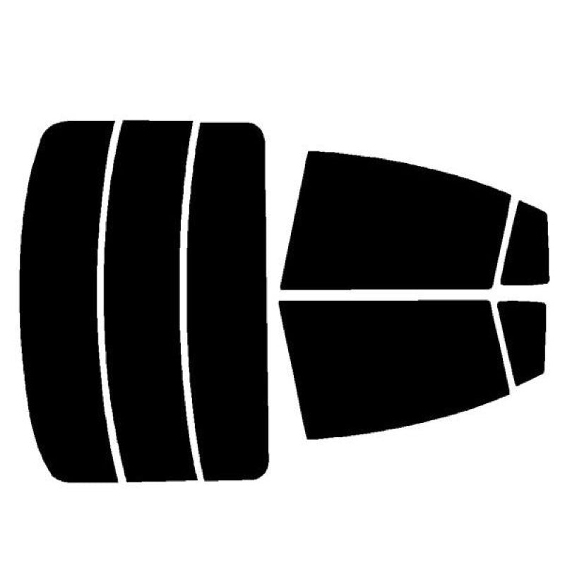 【ノーマルスモーク (ハードコートフィルム) 】 マツダ   アクセラ(BKEP / BK3P / BK5P)カット済みカーフィルム リアセット スモークフィルム