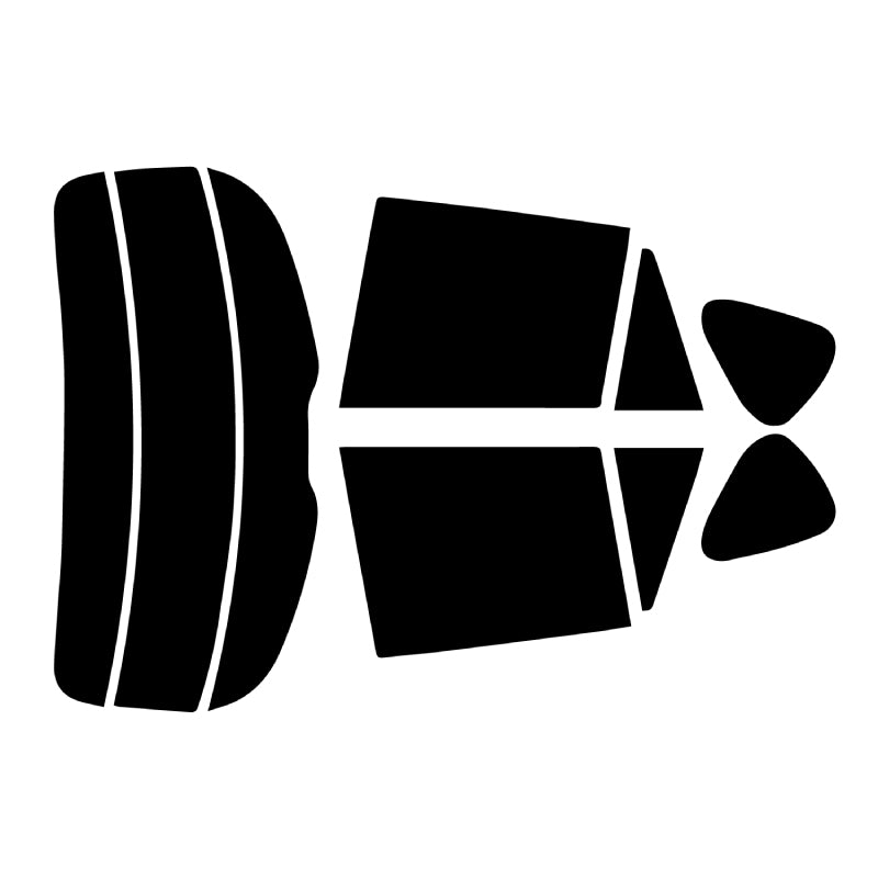 【ノーマルスモーク (ハードコートフィルム) 】 マツダ  CX-5(KE2AW / 2FW / EAW / EFW)カット済みカーフィルム リアセット スモークフィルム