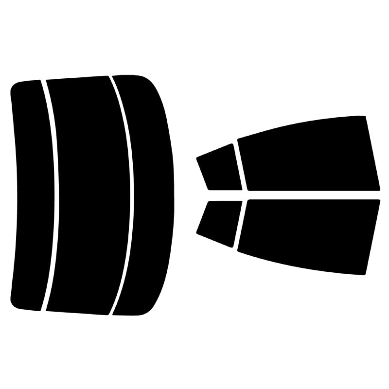 【ノーマルスモーク (ハードコートフィルム) 】マツダ  アテンザ 4ドアセダン (GJ5FP / GJ2FP / GJEFP) カット済みカーフィルム リアセット スモークフィルム