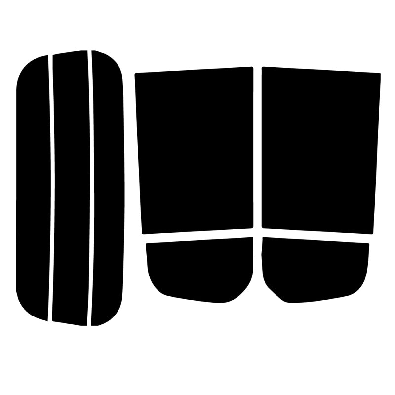 【ノーマルスモーク (ハードコートフィルム) 】 マツダ  フレアクロスオーバー(MS31S / MS41S)カット済みカーフィルム リアセット スモークフィルム