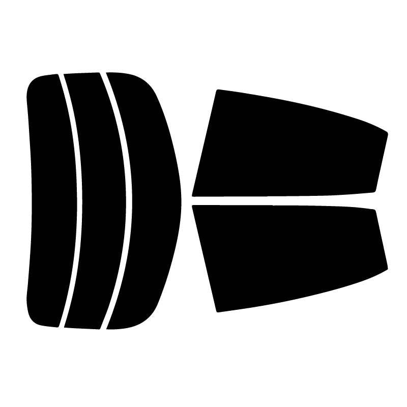 プラススモーク(原着ハードコートタイプ) マツダ デミオ (DJ3FS/DJ5FS/DJ3AS/DJ5AS/DJLFS/DJLAS)カット済みカーフィルム リアセット スモークフィルム 車検対応