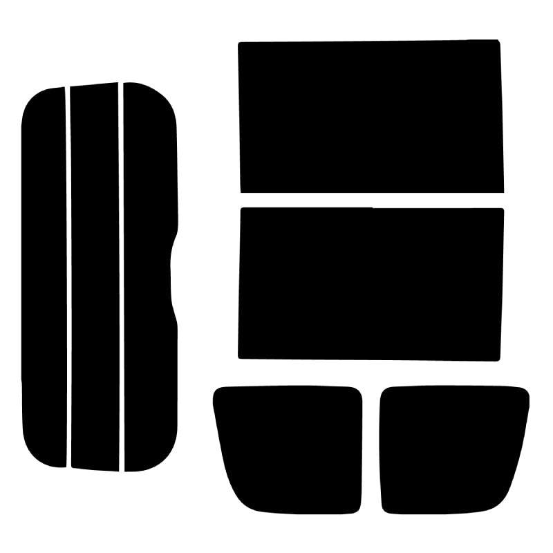 【ノーマルスモーク (ハードコートフィルム) 】 マツダ  スクラムワゴン(DG17W)カット済みカーフィルム リアセット スモークフィルム