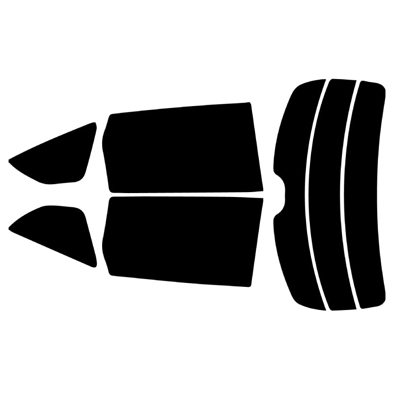 【ノーマルスモーク (ハードコートフィルム) 】 マツダ  CX-8 ディーゼル(KG2P / KG5PKG2P)カット済みカーフィルム リアセット スモークフィルム