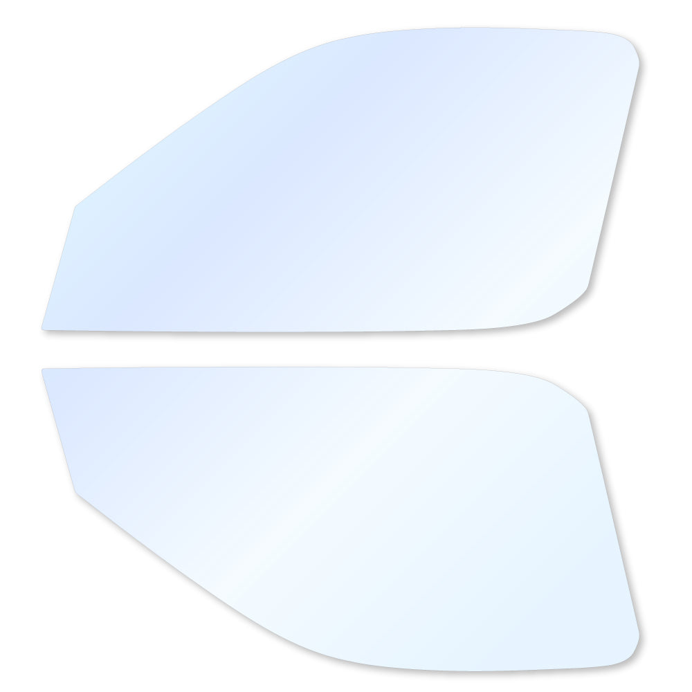 オーロラフィルム (アイスブルー91) 遮熱フィルム 透過率90.5% トヨタ グランビア (VCH10W/VCH16W)カット済みカーフィルム フロントドアセット オーロラタイプ ゴーストタイプ ホログラフィック