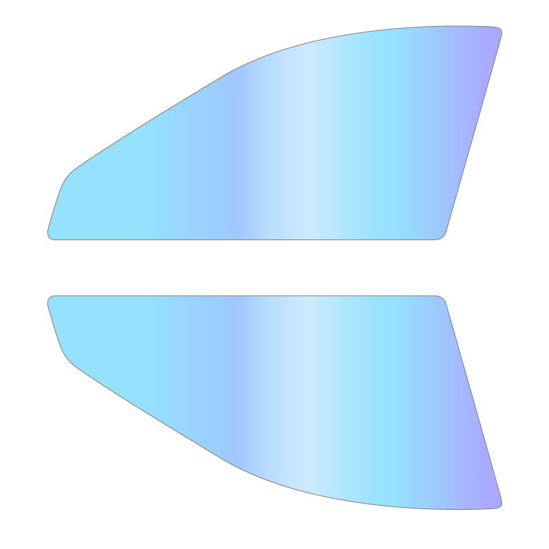 遮熱機能付 オーロラフィルム(ゴーストタイプ) 透過率81% トヨタ  クラウン (AWS210/GRS210/GRS211/GRS214) カット済みカーフィルム フロントドアセット オーロラタイプ ゴーストタイプ(発色仕様) 断熱フィルム