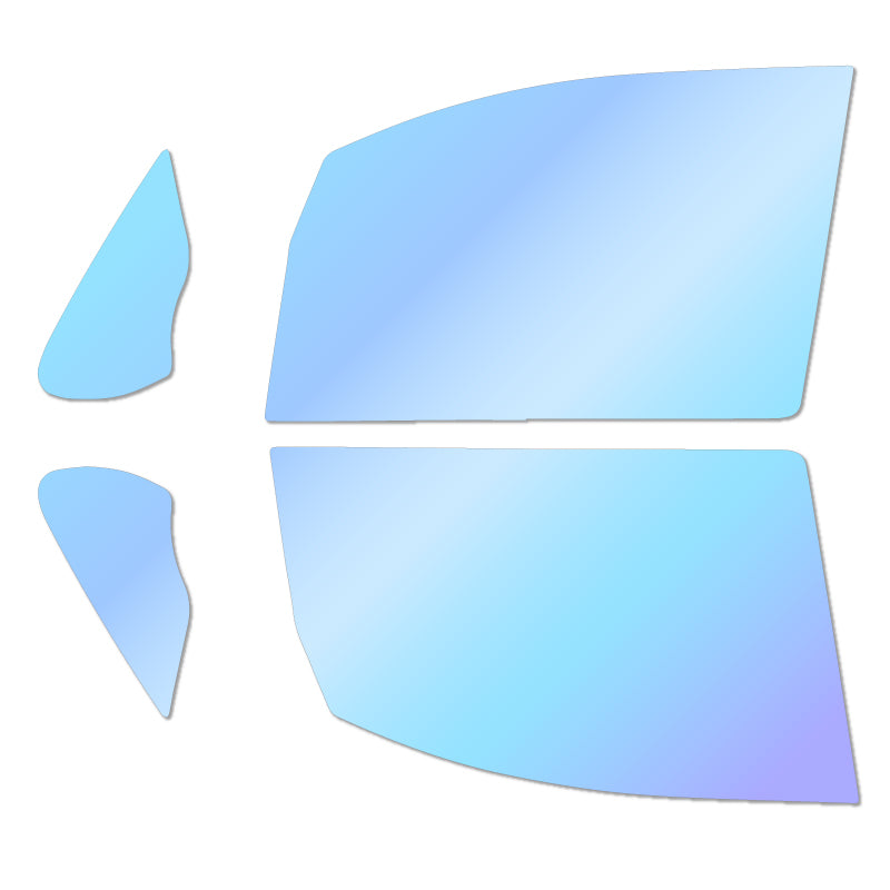 遮熱機能付 オーロラフィルム(ゴーストタイプ) 透過率81%   トヨタ   ノア(NOAH)  (ZRR80G/ZRR80W/ZWR80G/ZRR85G/ZRR85W) カット済みカーフィルム フロントドアセット オーロラタイプ ゴーストタイプ(発色仕様) 断熱フィルム