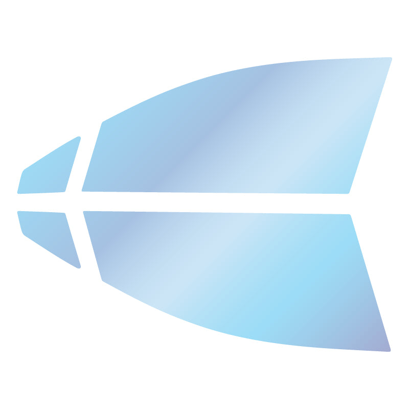 遮熱機能付 オーロラフィルム(ゴーストタイプ) 透過率81% トヨタ レクサス NX (AYZ10/AYZ15/AGZ10/AGZ15) カット済みカーフィルム フロントドアセット オーロラタイプ ゴーストタイプ(発色仕様) 断熱フィルム