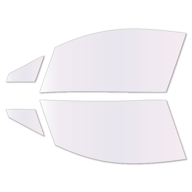 遮熱機能付 オーロラフィルム(サイレントタイプ) 透過率85% トヨタ C-HR (ZYX10/ZYX11/NGX10/NGX50) カット済みカーフィルム フロントドアセット オーロラタイプ ゴーストタイプ 断熱フィルム