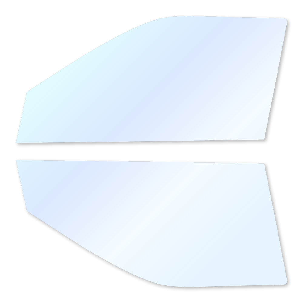 オーロラフィルム (アイスブルー91) 遮熱フィルム 透過率90.5% トヨタ ライズ RIZE (A200A/A210A) カット済みカーフィルム フロントドアセット オーロラタイプ ゴーストタイプ ホログラフィック