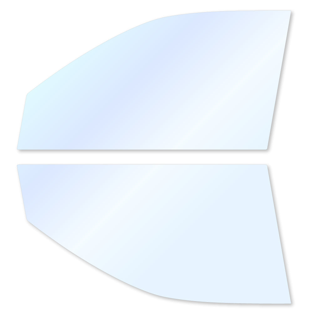 オーロラフィルム (アイスブルー91) 遮熱フィルム 透過率90.5% ニッサン エクストレイル (T30/PNT30/NT30) カット済みカーフィルム フロントドアセット オーロラタイプ ゴーストタイプ ホログラフィック