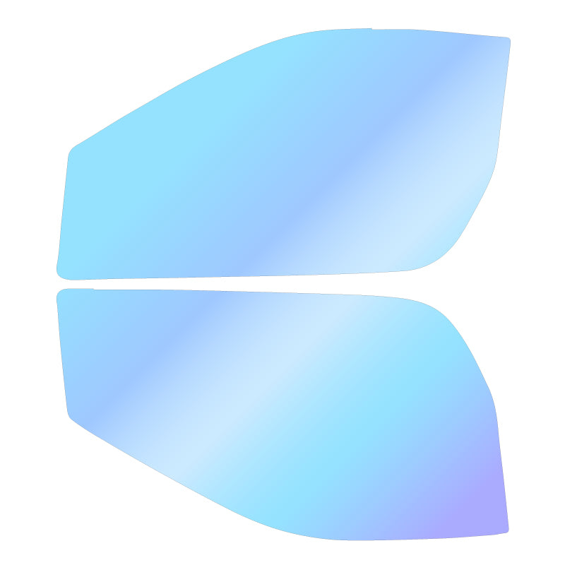 遮熱機能付 オーロラフィルム(ゴーストタイプ) 透過率81%  ニッサン エルグランド  (NE51/E51/ME51/MNE51) カット済みカーフィルム フロントドアセット オーロラタイプ ゴーストタイプ(発色仕様) 断熱フィルム