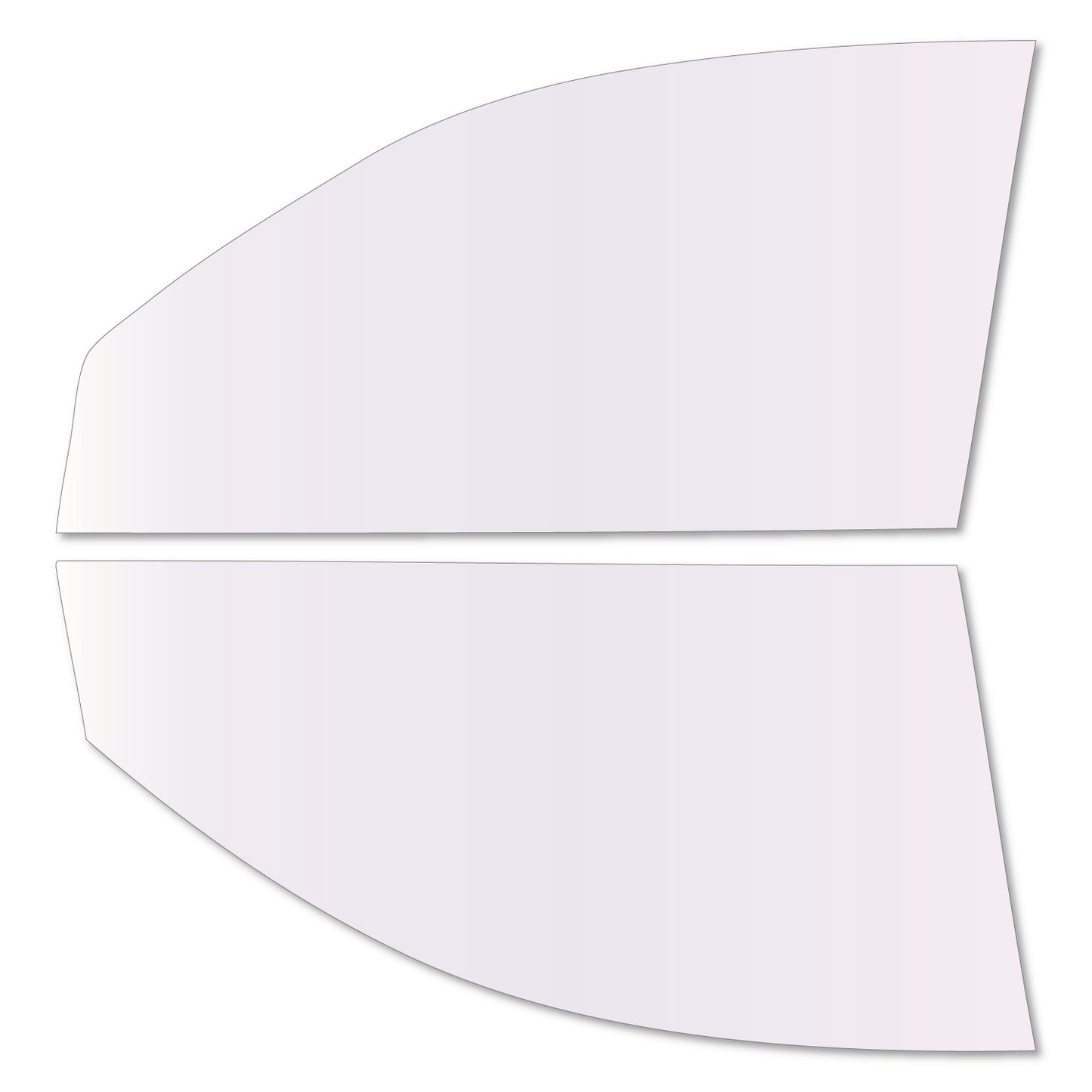 遮熱機能付 オーロラフィルム(サイレントタイプ) 透過率85% ニッサン マーチ (K12/AK12/BK12/BNK12/YK12) カット済みカーフィルム フロントドアセット オーロラタイプ ゴーストタイプ 断熱フィルム