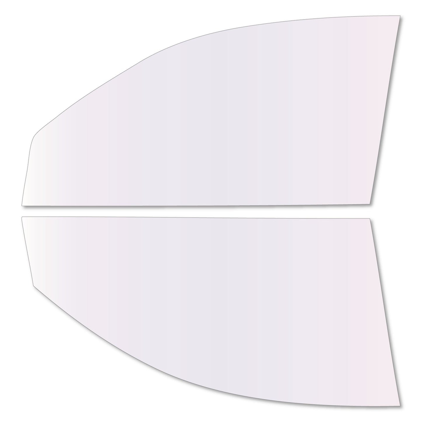 遮熱機能付 オーロラフィルム(サイレントタイプ) 透過率85% ニッサン ローレル (C35 SC/HC/GCC/GC/GNC35) カット済みカーフィルム フロントドアセット オーロラタイプ ゴーストタイプ 断熱フィルム