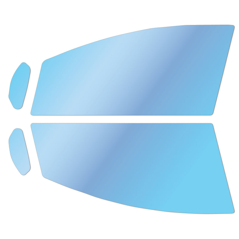 遮熱機能付 オーロラフィルム(ゴーストタイプ) 透過率81%  ニッサン  ノート (NOTE)  (E12/HE12/NE12)カット済みカーフィルム フロントドアセット オーロラタイプ ゴーストタイプ(発色仕様) 断熱フィルム