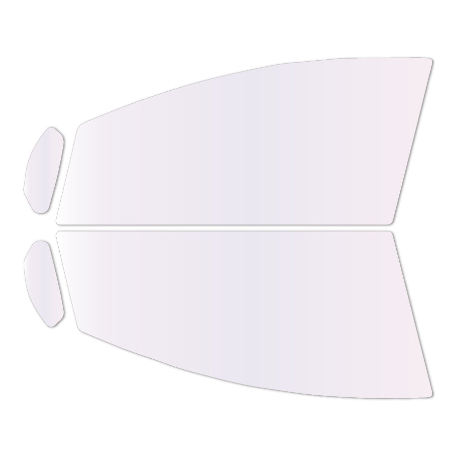 遮熱機能付 オーロラフィルム(サイレントタイプ) 透過率85% ニッサン ノート (NOTE) (E12/HE12/NE12) カット済みカーフィルム フロントドアセット オーロラタイプ ゴーストタイプ 断熱フィルム