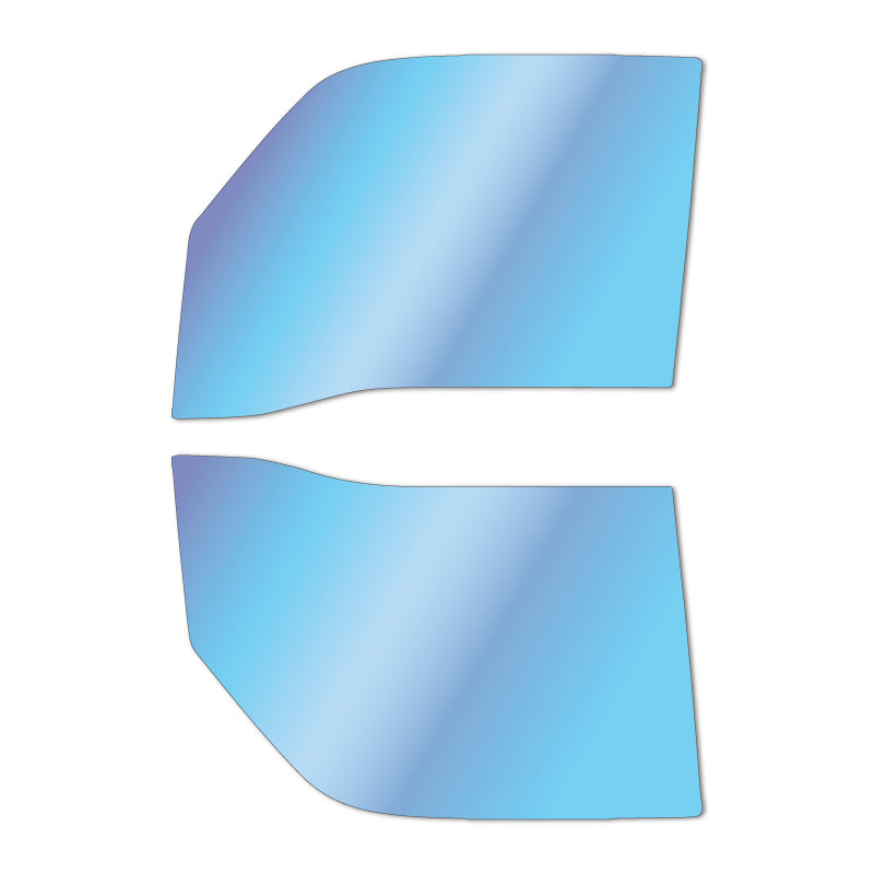 遮熱機能付 オーロラフィルム(ゴーストタイプ) 透過率81%  ニッサン  NV100 クリッパー  (DR17V/DR17W) カット済みカーフィルム フロントドアセット オーロラタイプ ゴーストタイプ(発色仕様) 断熱フィルム