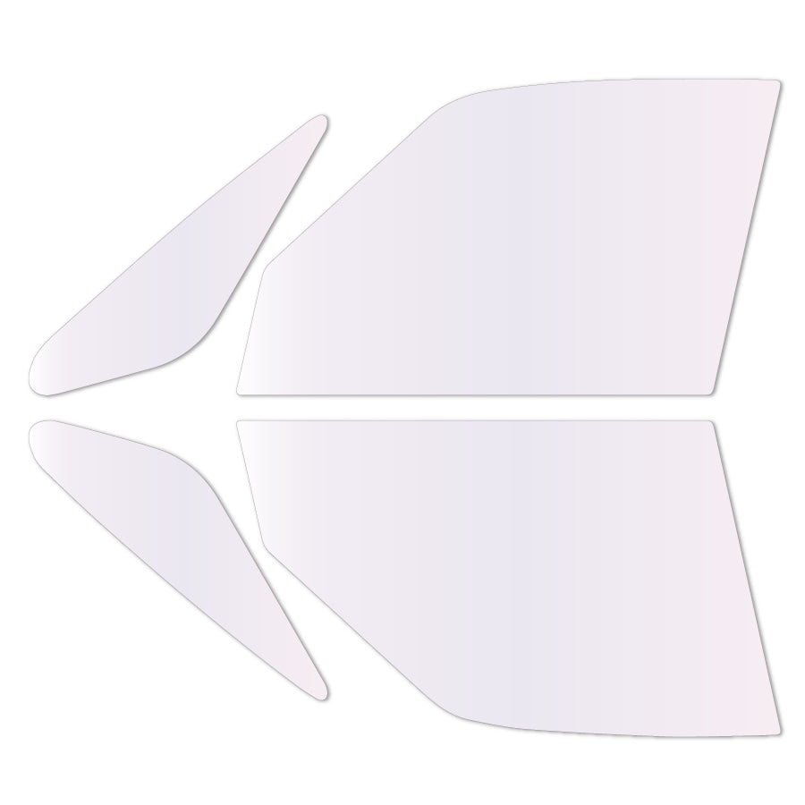 遮熱機能付 オーロラフィルム(サイレントタイプ) 透過率85% ニッサン セレナ (C27/GC27/GFC27/GFNC27/GNC27) カット済みカーフィルム フロントドアセット オーロラタイプ ゴーストタイプ 断熱フィルム