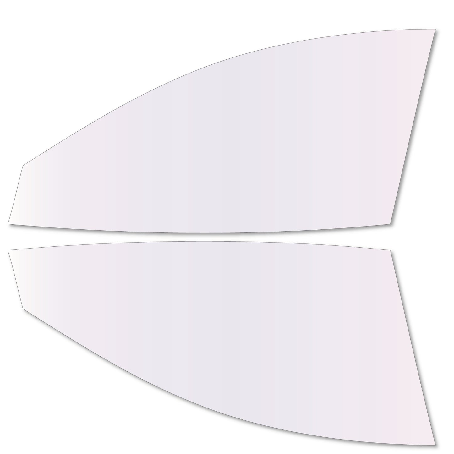 遮熱機能付 オーロラフィルム(サイレントタイプ) 透過率85% マツダ CX-3 (DK5AW/DK5FW/DKEAW/DKEFW ) カット済みカーフィルム フロントドアセット オーロラタイプ ゴーストタイプ 断熱フィルム