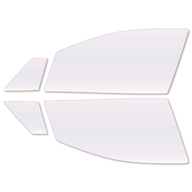 遮熱機能付 オーロラフィルム(サイレントタイプ) 透過率85% スバル インプレッサ G4 (GJ2/GJ3/GJ6/GJ7) カット済みカーフィルム フロントドアセット オーロラタイプ ゴーストタイプ 断熱フィルム