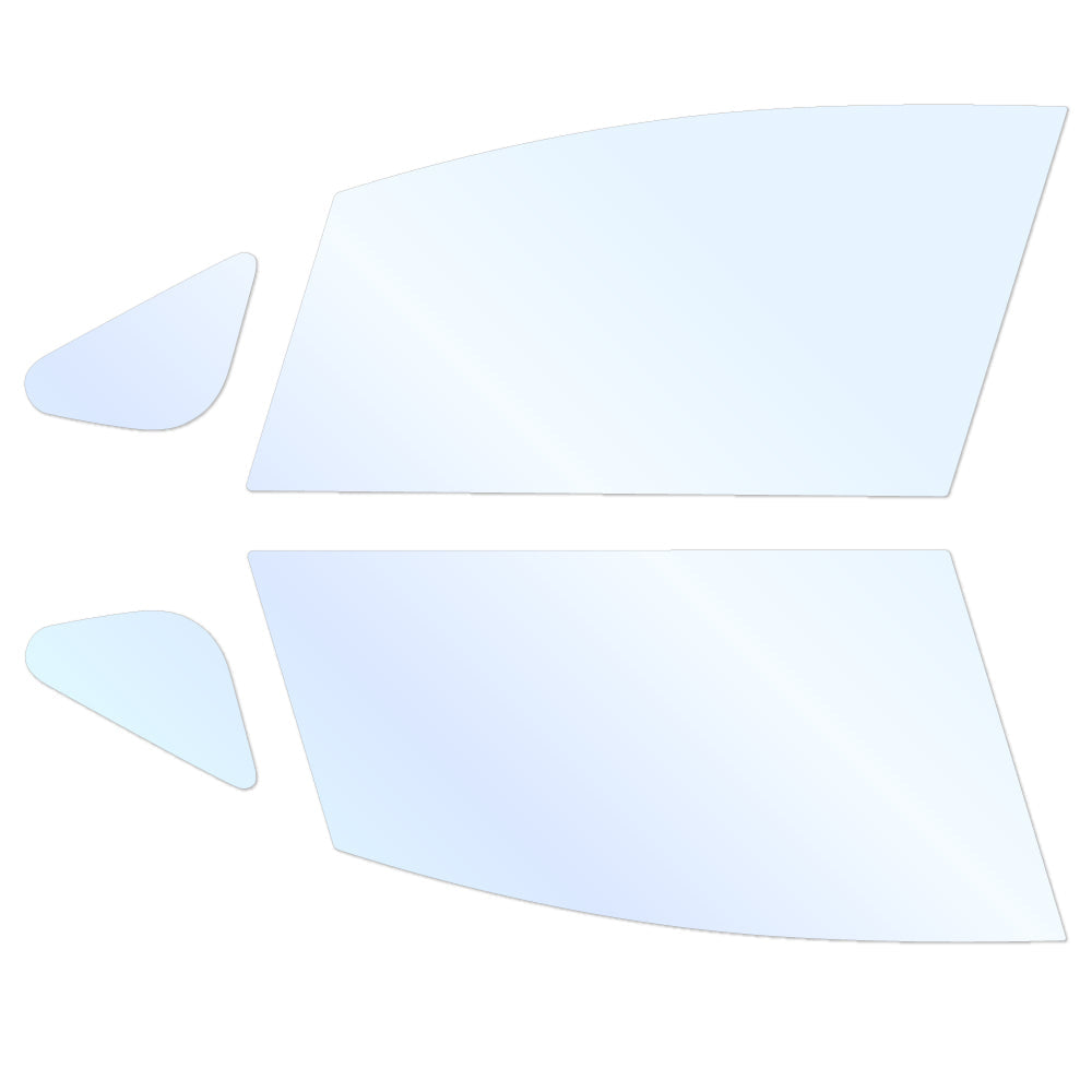 オーロラフィルム (アイスブルー91) 遮熱フィルム 透過率90.5%  ホンダ シャトル (GP7/GP8/GK8/GK9) カット済みカーフィルム フロントドアセット オーロラタイプ ゴーストタイプ ホログラフィック