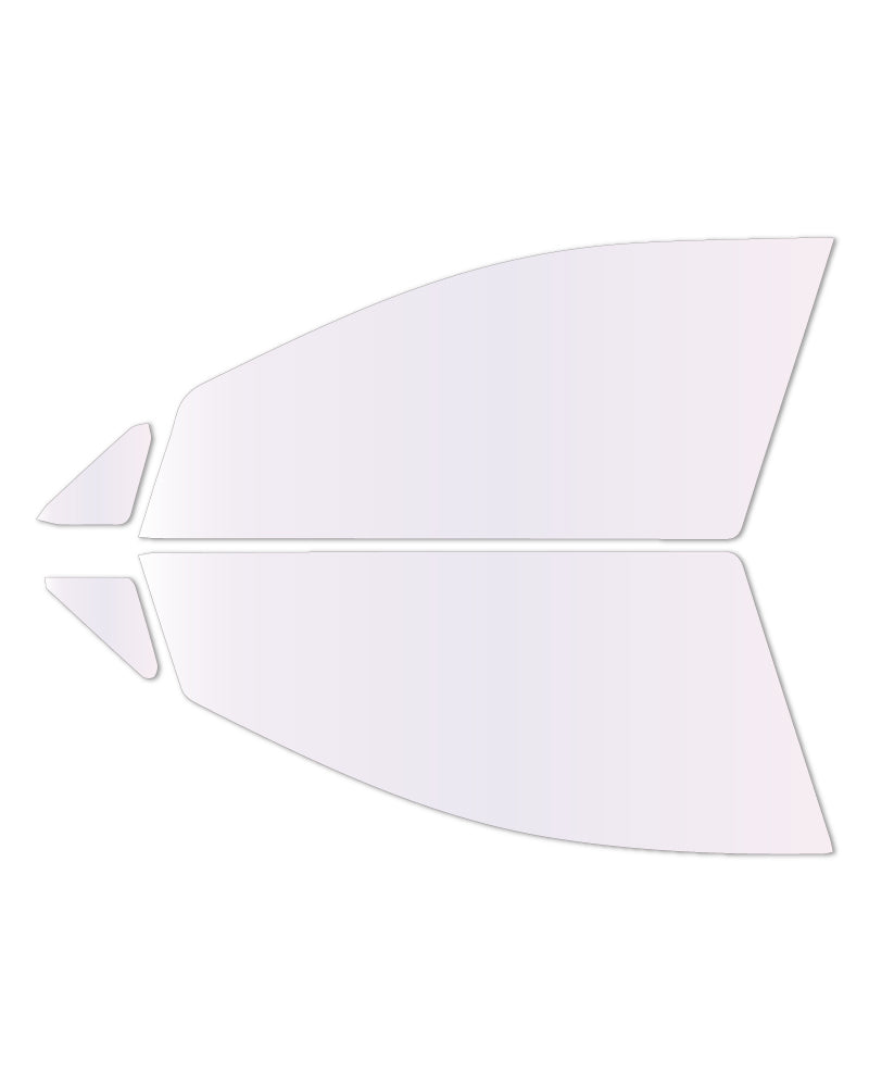 遮熱機能付 オーロラフィルム(サイレントタイプ) 透過率85% フォルクス・ワーゲン ゴルフ7 VII (AUCJZ/AUCPT 5G型) カット済みカーフィルム フロントドアセット オーロラタイプ ゴーストタイプ 断熱フィルム