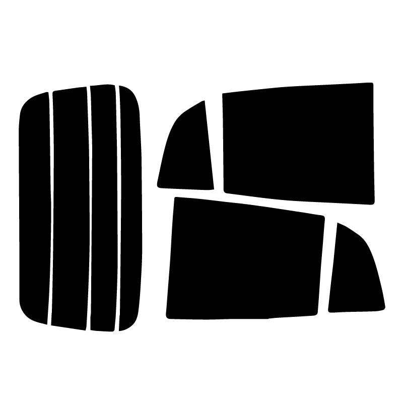 【ノーマルスモーク (ハードコートフィルム) 】 スズキ MRワゴン (MF22S) カット済みカーフィルム リアセット スモークフィルム