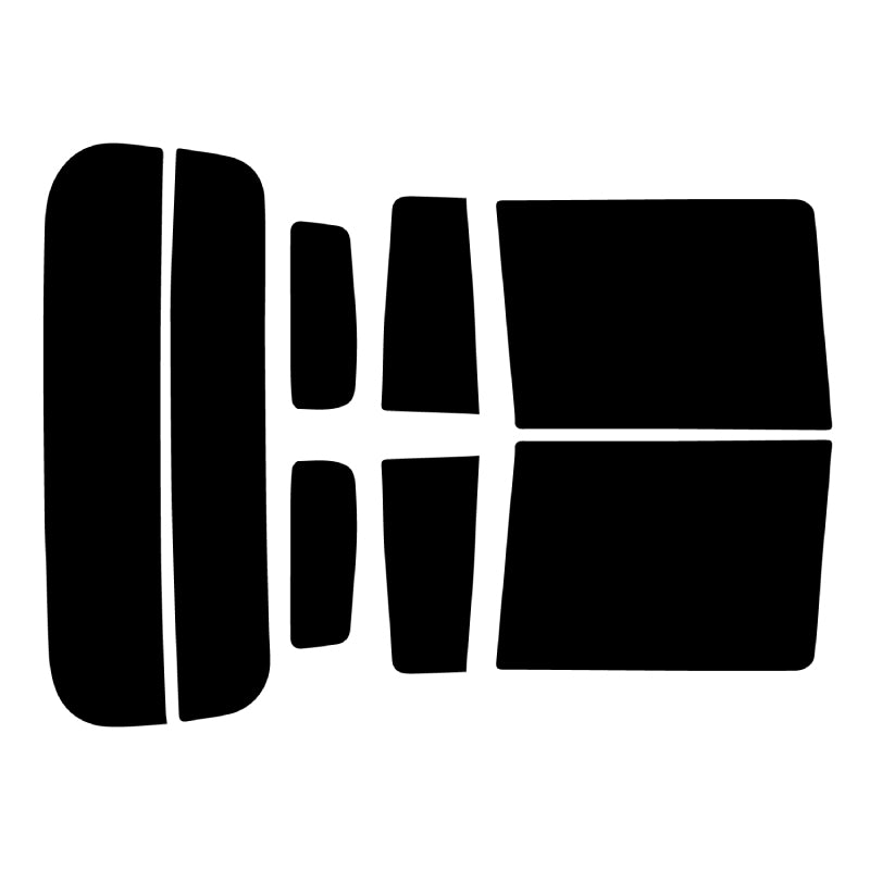 【ノーマルスモーク (ハードコートフィルム) 】 スズキ アルトラパン (HE21S) カット済みカーフィルム リアセット スモークフィルム