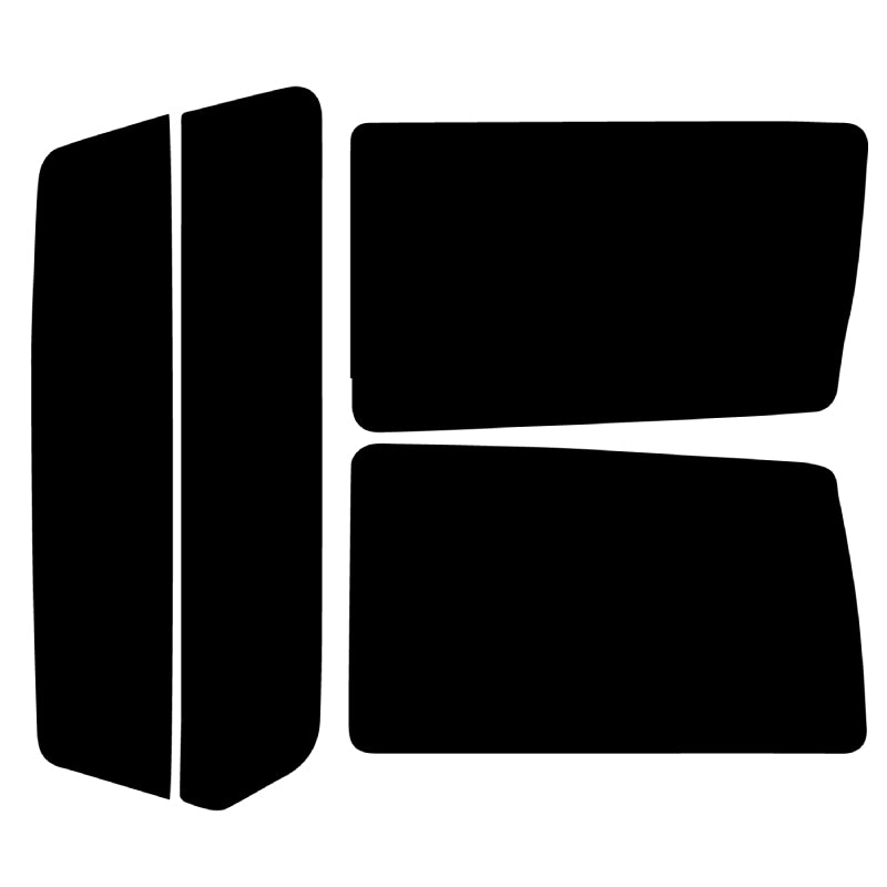 【ノーマルスモーク (ハードコートフィルム) 】 スズキ エスクード3D (TA01W・V/TA11W/TA31W/TA51W) カット済みカーフィルム リアセット スモークフィルム