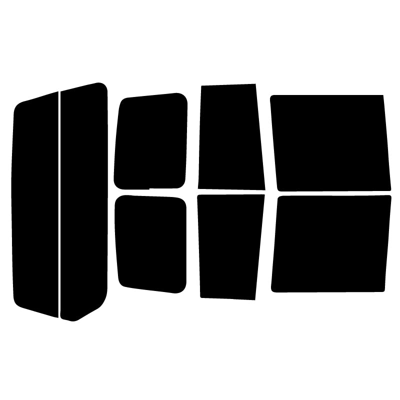 【ノーマルスモーク (ハードコートフィルム) 】 スズキ エスクードノマド 5D 前期 (TD01W・11W・31W・51W・61W) カット済みカーフィルム リアセット スモークフィルム